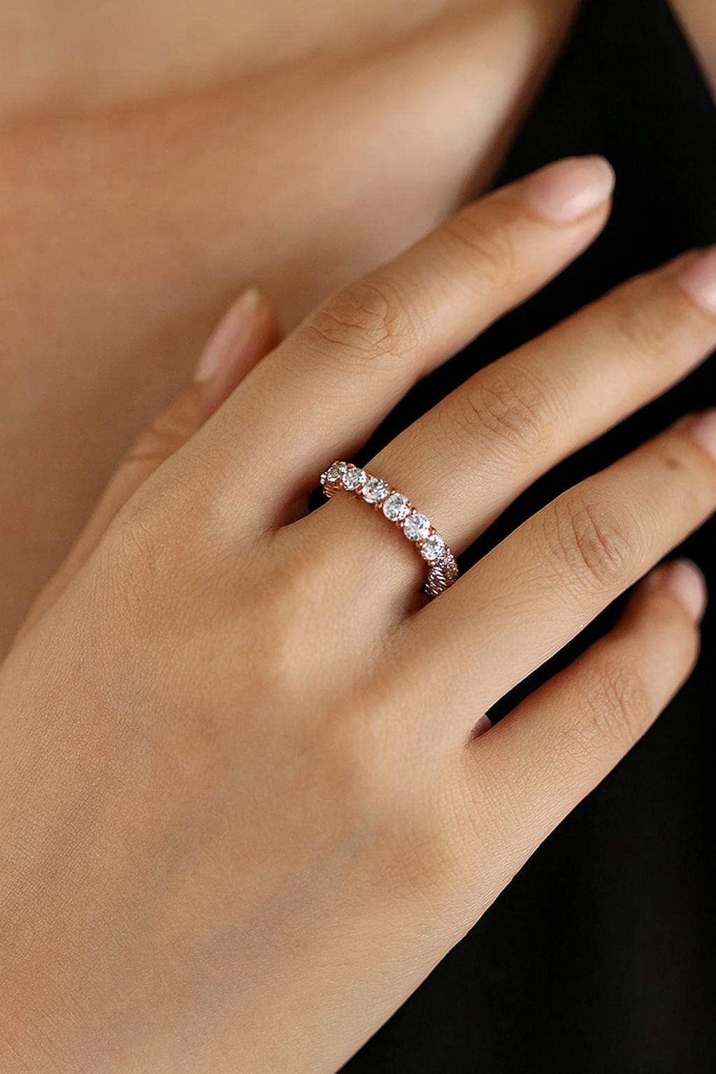 Zircon Ring with Diamonds