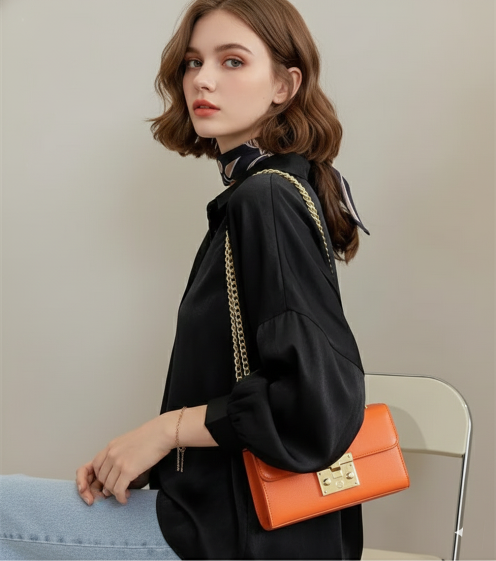 Retro Women's One Shoulder Crossbody Square Bag